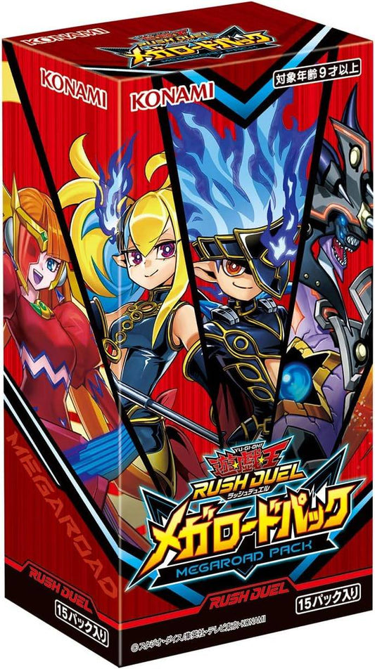 Yu-Gi-Oh! OCG: ‎CG1806 - Mega Road Pack - Rush Duel - Booster Box - Anime Figuren günstig kaufen