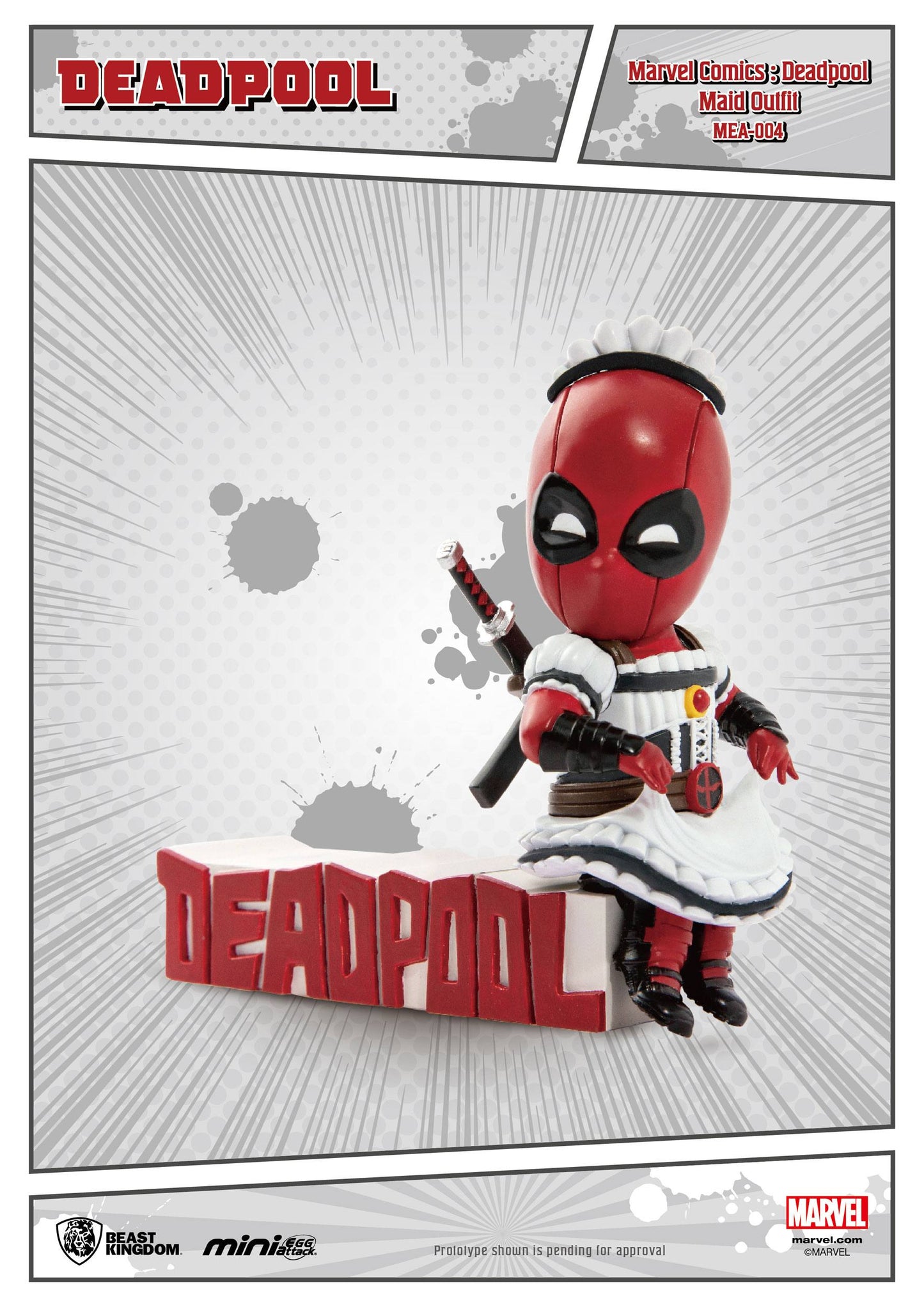 Deadpool - Maid Cosplay - Marvel Comics Mini Egg Attack - Anime Figuren günstig kaufen