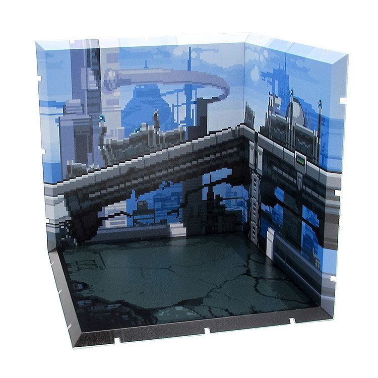 Zukunfts Stadt in Pixel Art- Dioramansion 150 - Backgounds für Figuren