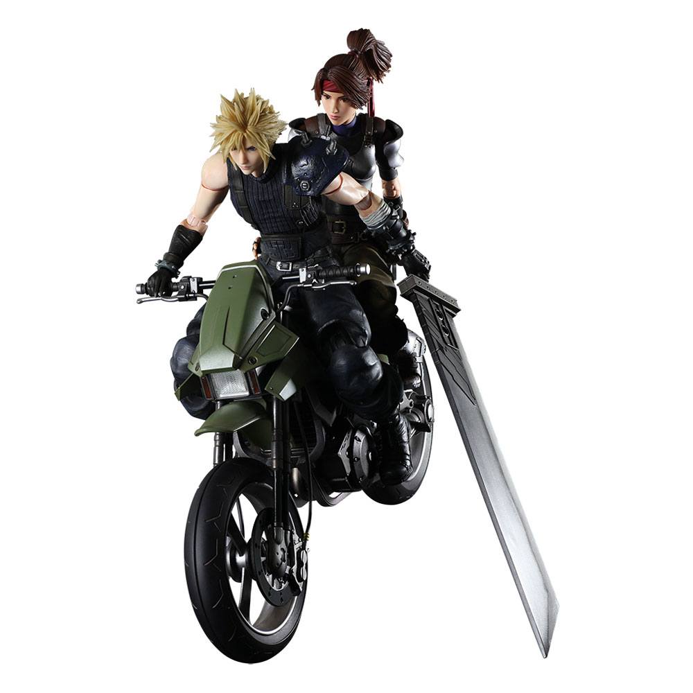 Jessie, Cloud & Bike - Play Arts Kai / Final Fantasy VII Remake