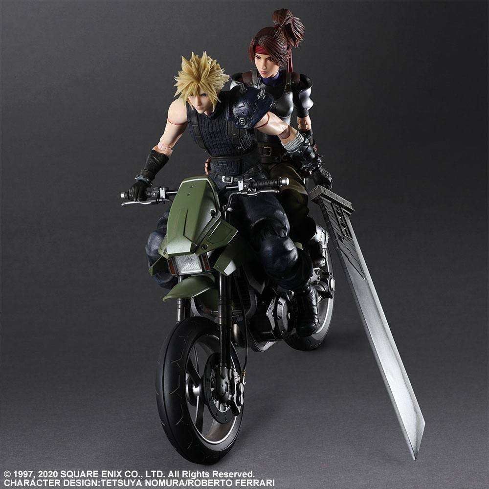 Jessie, Cloud & Bike - Play Arts Kai / Final Fantasy VII Remake