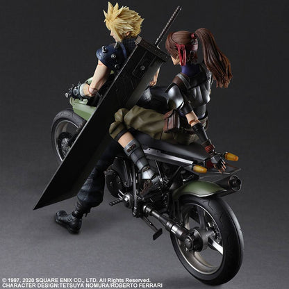 Jessie, Cloud & Bike - Play Arts Kai / Final Fantasy VII Remake