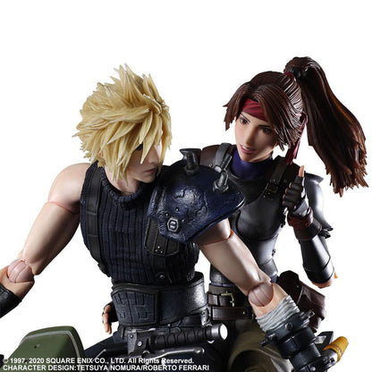 Jessie, Cloud & Bike - Play Arts Kai / Final Fantasy VII Remake