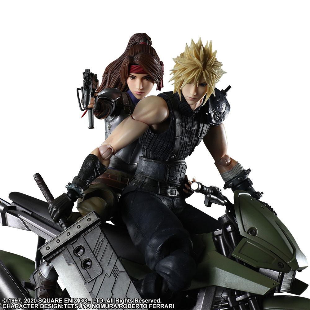 Jessie, Cloud & Bike - Play Arts Kai / Final Fantasy VII Remake